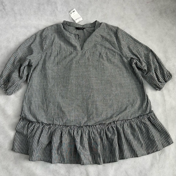 Tops - Size 22-24 Stripey Long Too Blouse BRAND NEW WITH TAGS